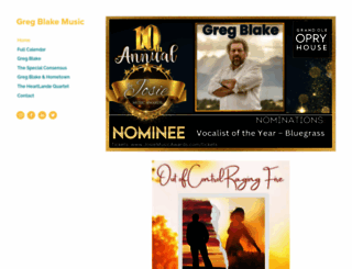 gregblakemusic.com screenshot