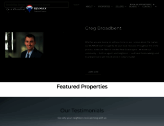 gregbroadbent.com screenshot