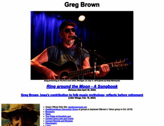 gregbrown.org screenshot