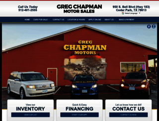 gregchapmanmotors.com screenshot