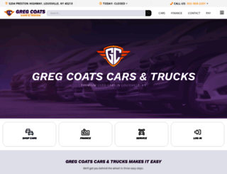 gregcoatscars.com screenshot