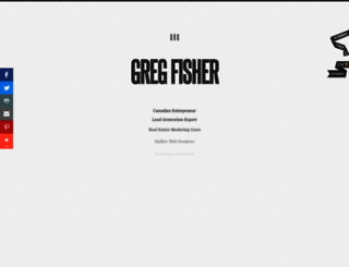 gregfisher.ca screenshot