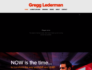 gregglederman.com screenshot