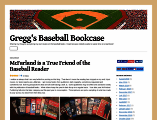 greggsbaseballbookcase.mlblogs.com screenshot