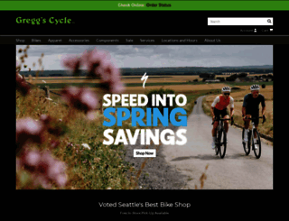 greggscycles.com screenshot