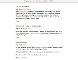 greghendershott.com screenshot