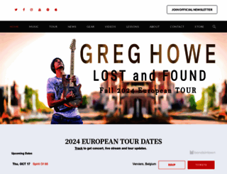 greghowe.com screenshot