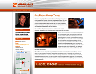 greghughesmassage.com screenshot