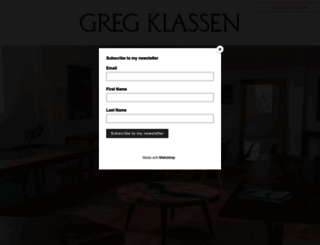 gregklassen.bigcartel.com screenshot