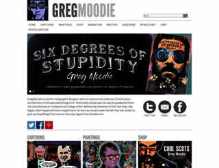 gregmoodie.com screenshot