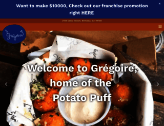 gregoirerestaurant.com screenshot
