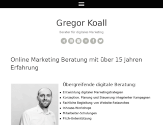 gregor-koall.de screenshot