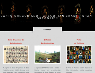 gregoriano.org.br screenshot