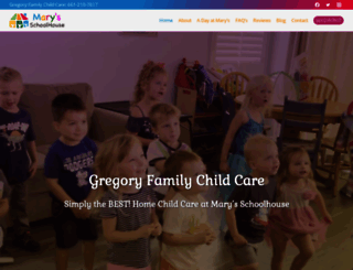 gregoryfamilychildcare.com screenshot