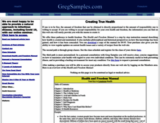 gregsamples.com screenshot