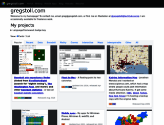 gregstoll.dyndns.org screenshot