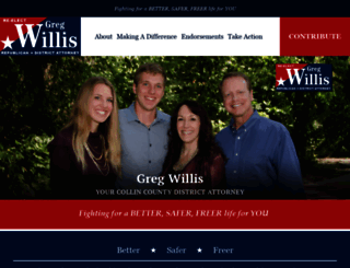 gregwillis.org screenshot
