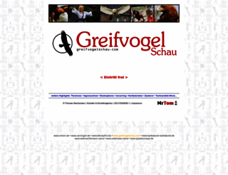 greifvogelschau.com screenshot
