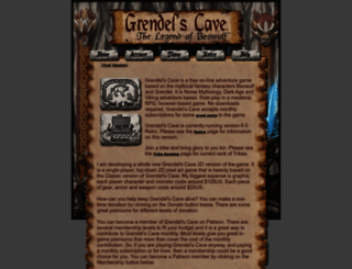 grendelscave.com screenshot