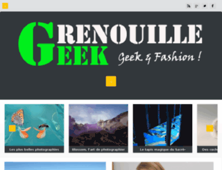 grenouillegeek.com screenshot