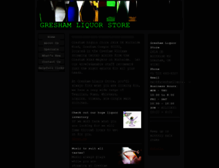 greshamliquor.com screenshot