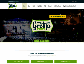 gretnafest.com screenshot