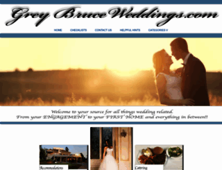 greybruceweddings.com screenshot
