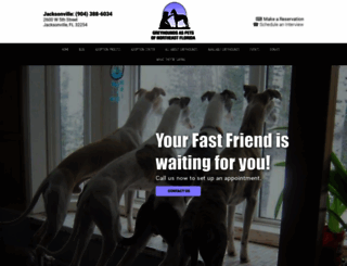 greyhoundpetsjax.org screenshot