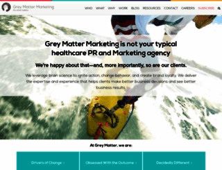 greymattermarketing.com screenshot