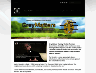 greymattersdocumentary.com screenshot