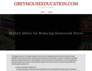greymouseeducation.com screenshot