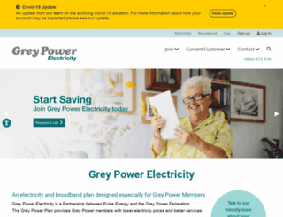 greypowerelectricity.co.nz screenshot