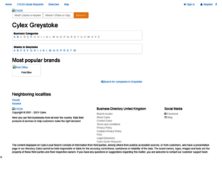 greystoke.cylex-uk.co.uk screenshot