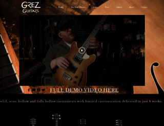 grezguitars.com screenshot