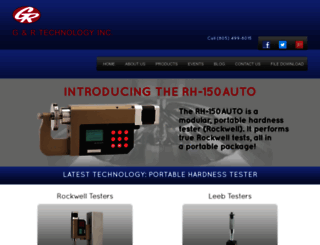 grhardnesstester.com screenshot