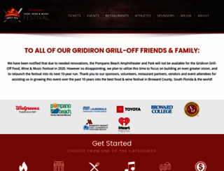 gridirongrilloff.com screenshot