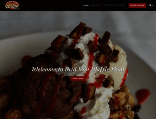 gridironwaffleshop.com screenshot