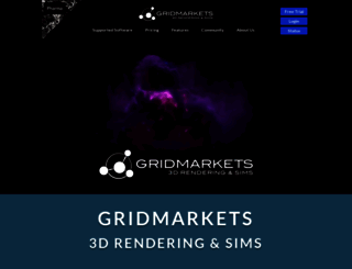 gridmarkets.com screenshot