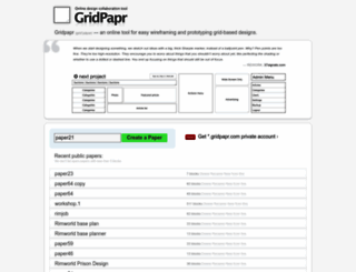 gridpapr.com screenshot