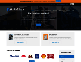 griffinfilters.com screenshot