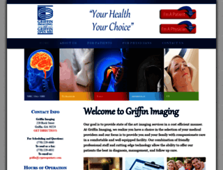 griffinimagingradiology.com screenshot