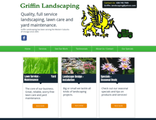 griffinlandscaping.net screenshot