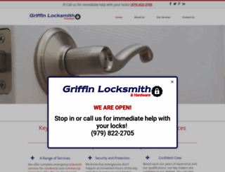 griffinlocksmith.com screenshot