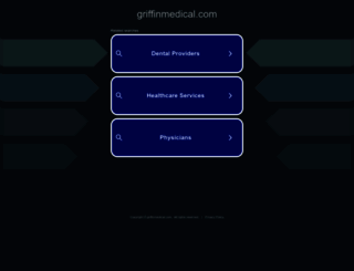 griffinmedical.com screenshot