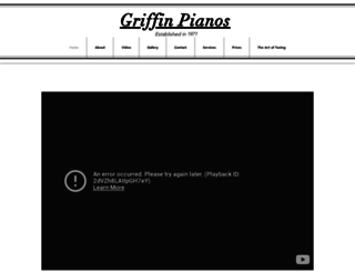 griffinpianos.net screenshot