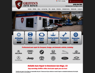 griffinsautorepair.com screenshot