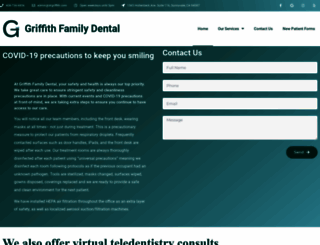 griffithfamilydental.org screenshot