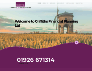 griffithsfinancial.co.uk screenshot
