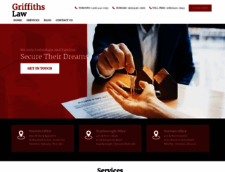 griffithslaw.com screenshot