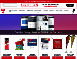 griffonprinting.com screenshot